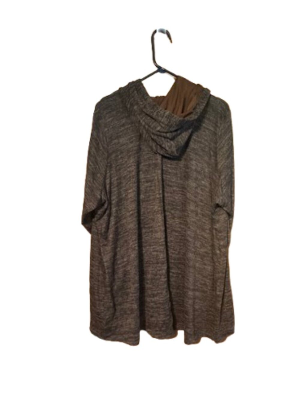 LOGO Long brown/tan blend lightweight sweatshirt Size 3X (E31) - Picture 3 of 6